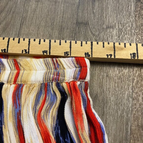 New Direction Chiffon Watercolor Skirt Size Large - Picture 4 of 5